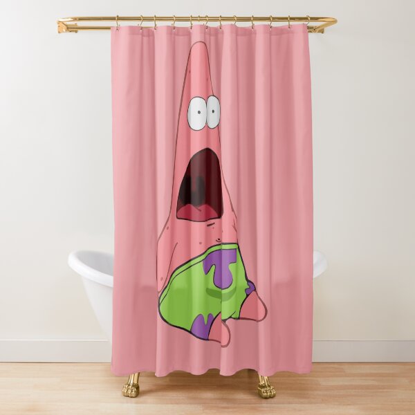 Patrick sorprendido Cortina de ducha