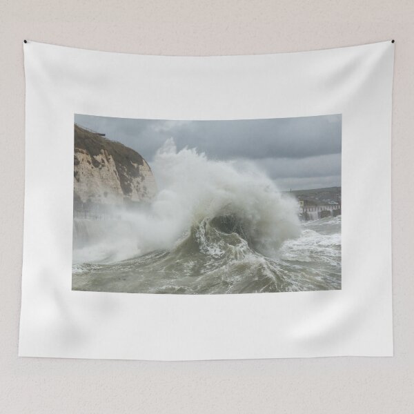 Item preview, Waves and Spray at Newhaven Harbour designed and sold by Sue Robinson.
