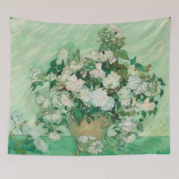 Item preview, Vincent van Gogh Roses 1890 Painting designed and sold by podartist.