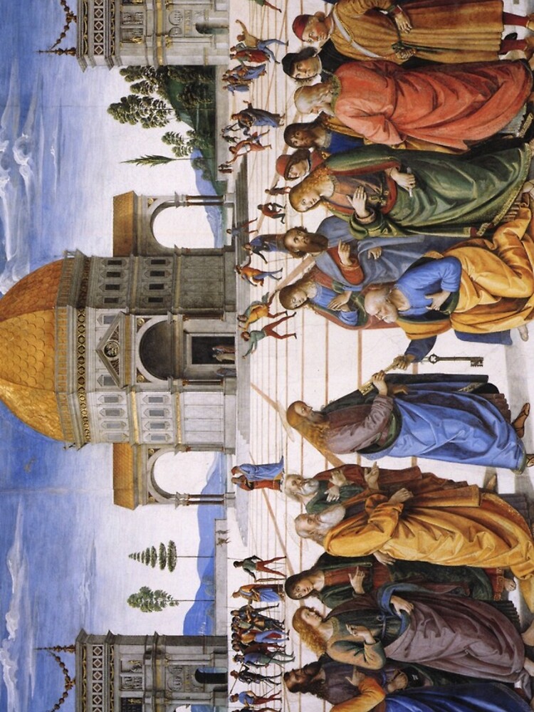 The Delivery of the Keys Painting by Perugino Sistine Chapel by podartist