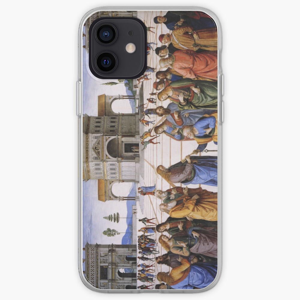 The Delivery of the Keys Painting by Perugino Sistine Chapel iPhone Case & Cover