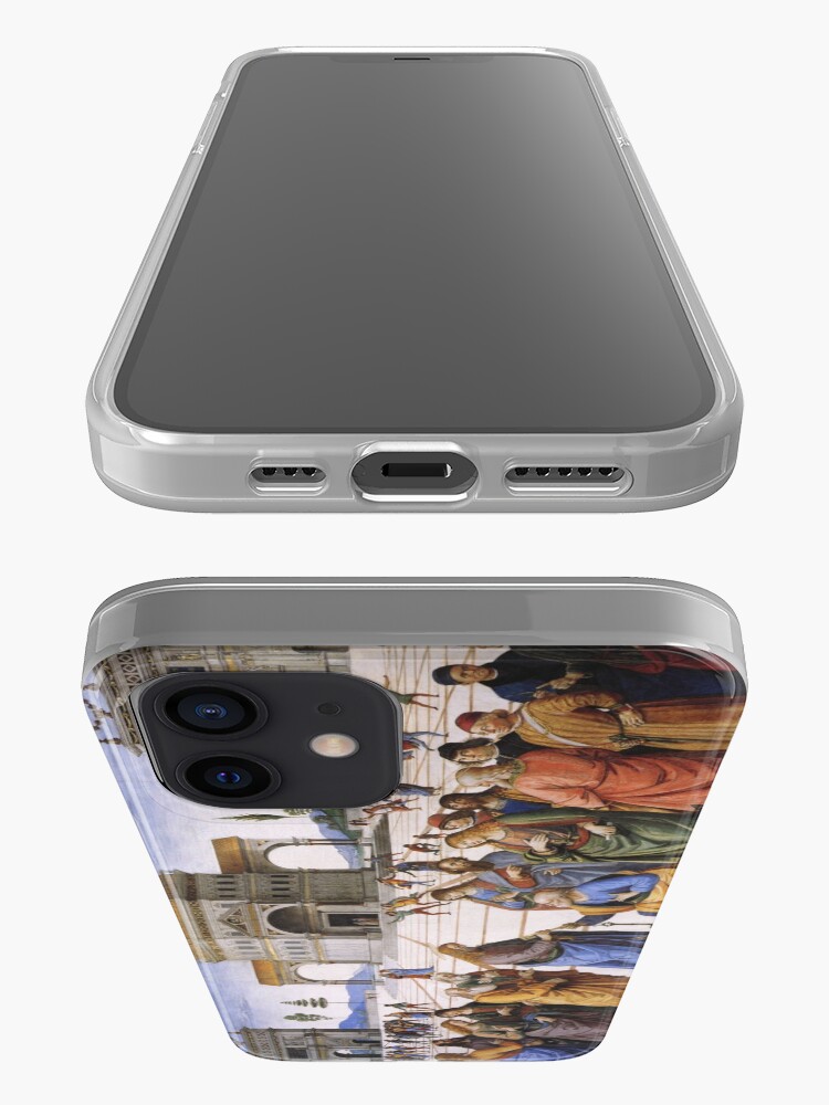Alternate view of The Delivery of the Keys Painting by Perugino Sistine Chapel iPhone Case & Cover