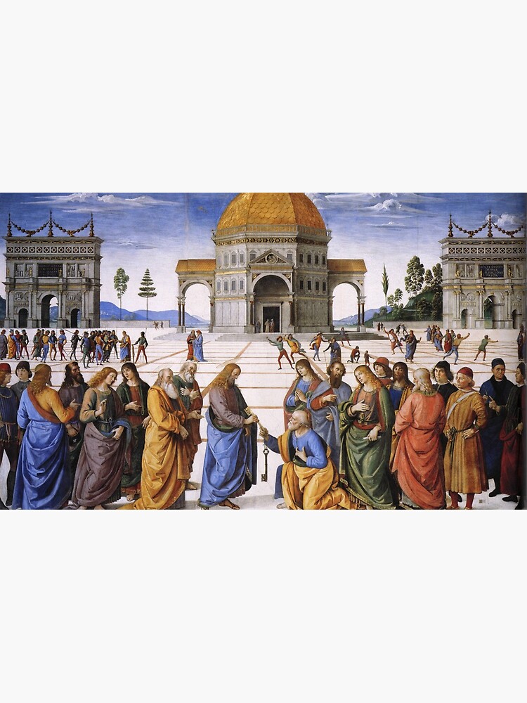 The Delivery of the Keys Painting by Perugino Sistine Chapel by podartist