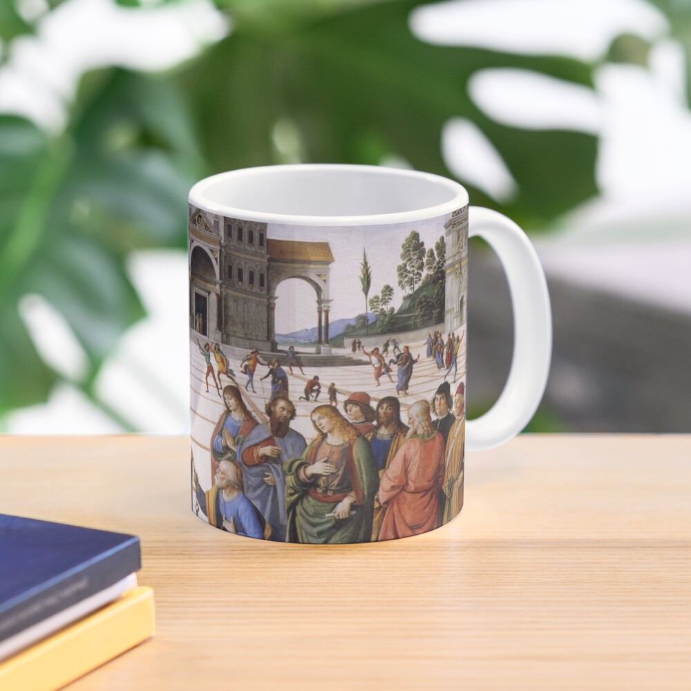 The Delivery of the Keys Painting by Perugino Sistine Chapel Mug