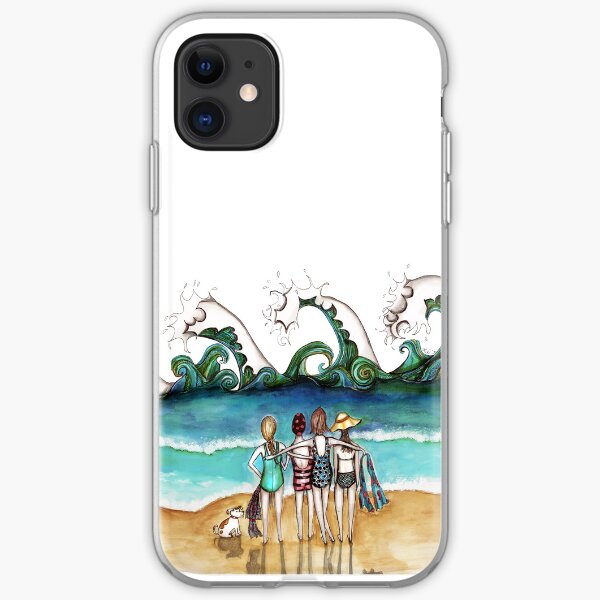 Four and a dog iPhone Soft Case