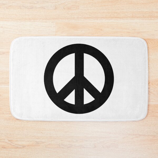 Item preview, Black on White CND Peace Symbol  designed and sold by podartist.