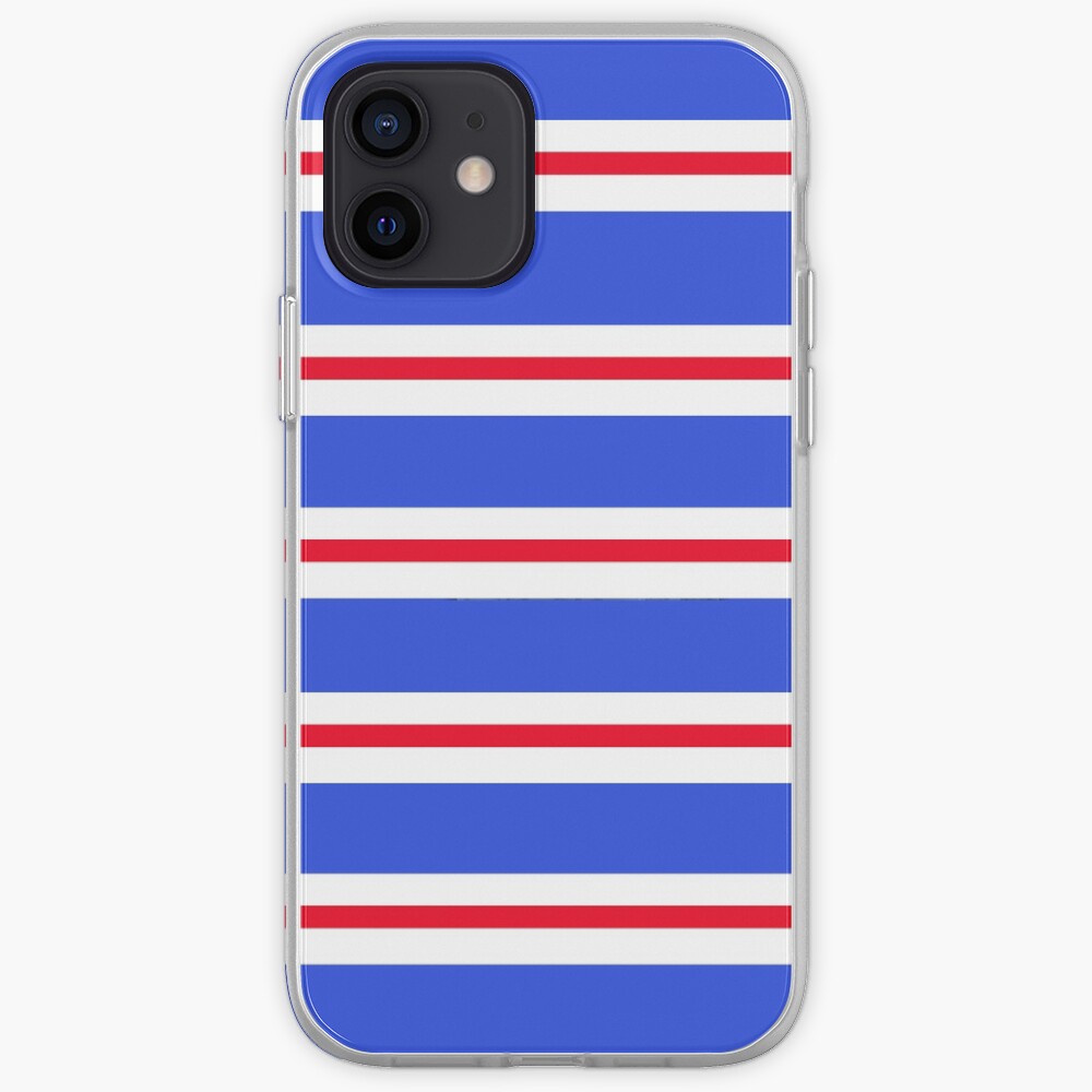 "Glasgow Rangers FC retro stripes" iPhone Case & Cover by grantspics