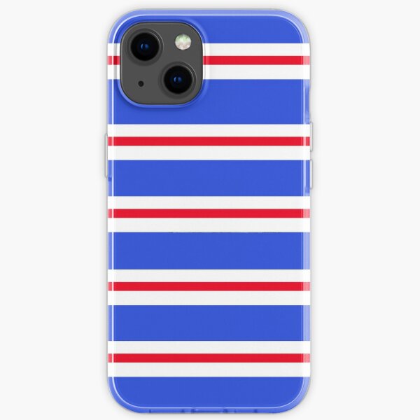 Glasgow Rangers FC retro stripes iPhone Soft Case