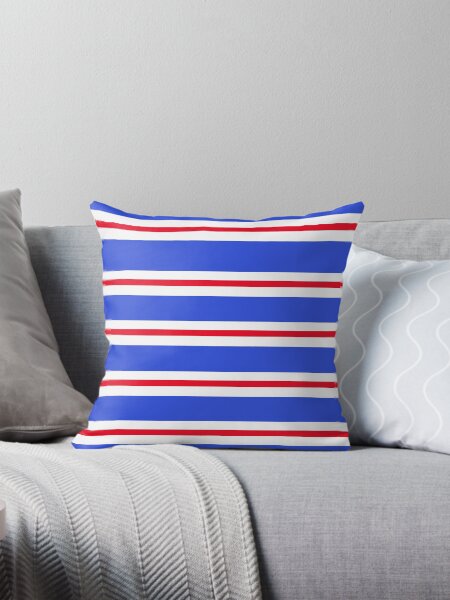 Item preview, Glasgow Rangers FC retro stripes designed and sold by Julie Bell.