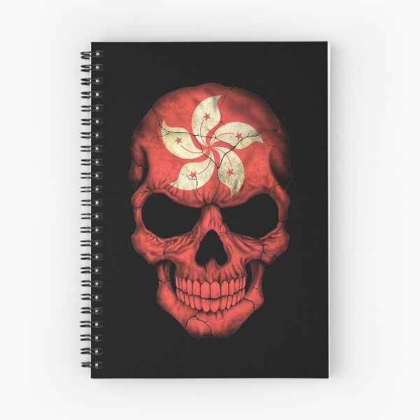 Item preview, Hong Kong Flag Skull designed and sold by JeffBartels.
