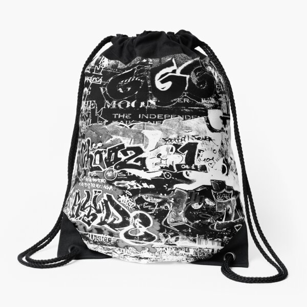 Graffiti Drawstring Bag