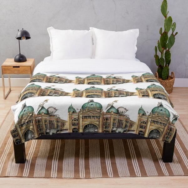 Item preview, Flinders street station Melbourne designed and sold by Jenny Wood.
