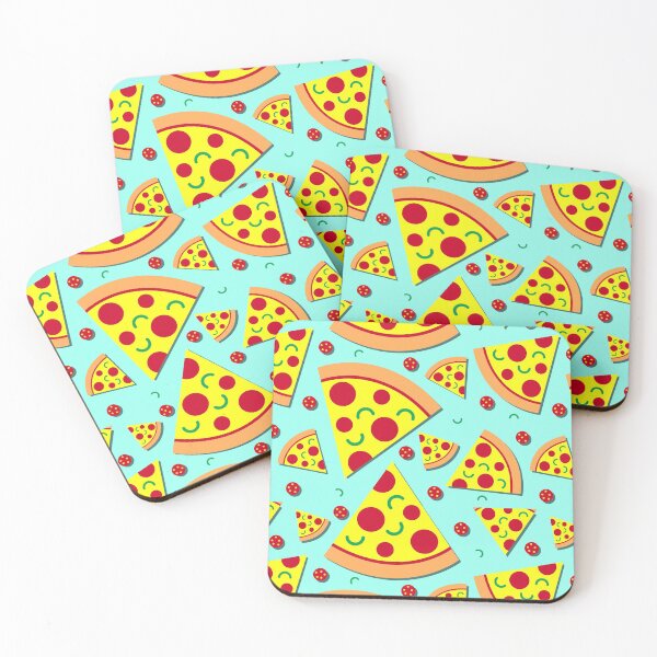 Item preview, Bold Pepperoni Pizza Slices Food Pattern designed and sold by HotHibiscus.
