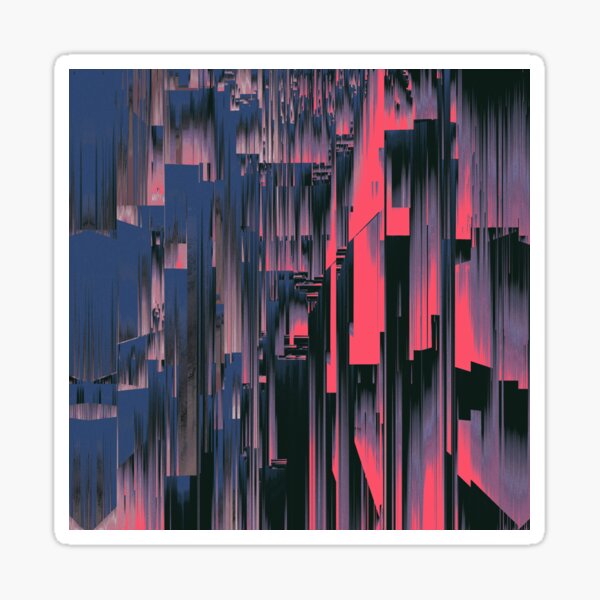 Glass City Block Sticker