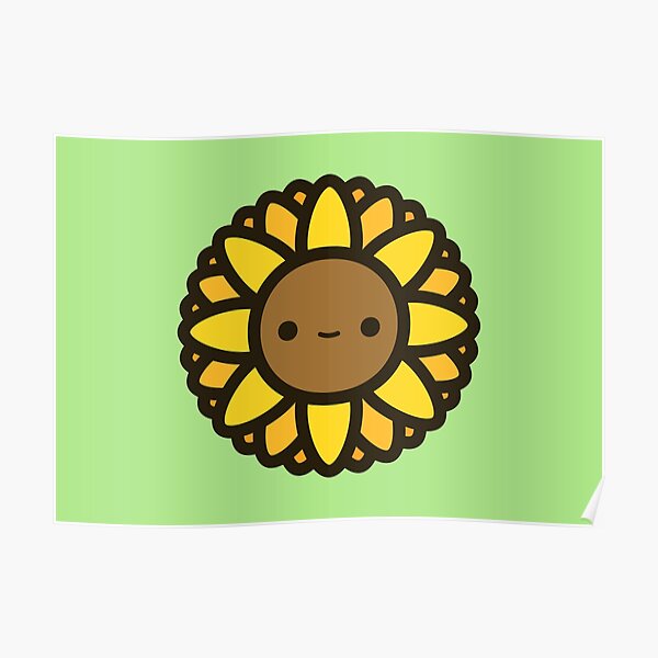 Nette Sonnenblume Poster