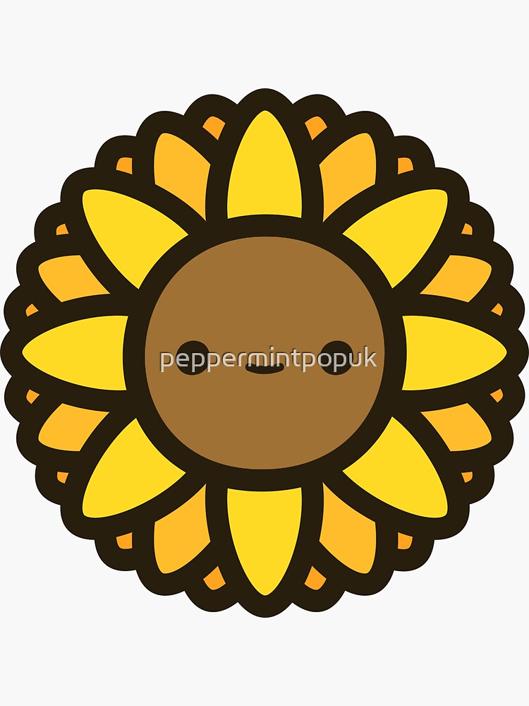 Cute sunflower by peppermintpopuk