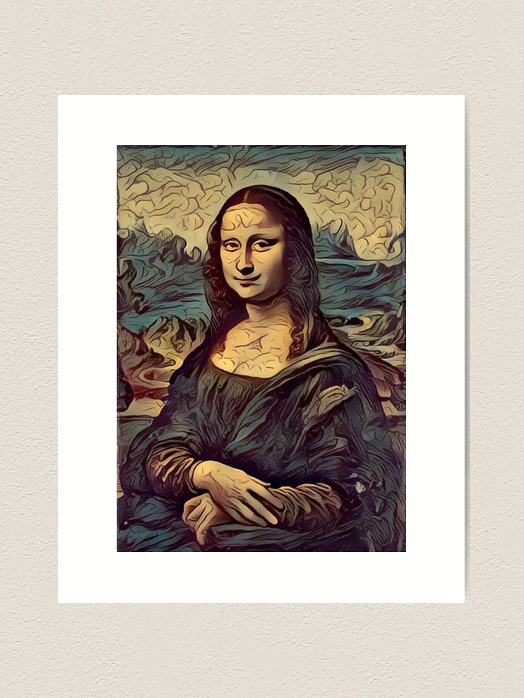 【オープニングセール】 Mona Lisa variations - La Gioconda Fauvism 絵画+タペストリー