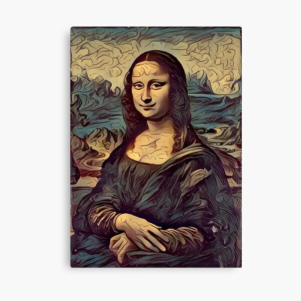 Mona outlet Lisa Matte Wooden Framed Poster