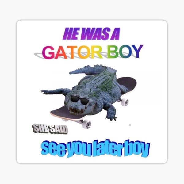 Item preview, gator boy designed and sold by sofie7.