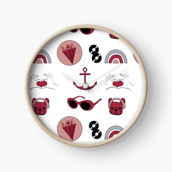 Item preview, Maroon Aesthetic Sticker Pack designed and sold by The-Goods.