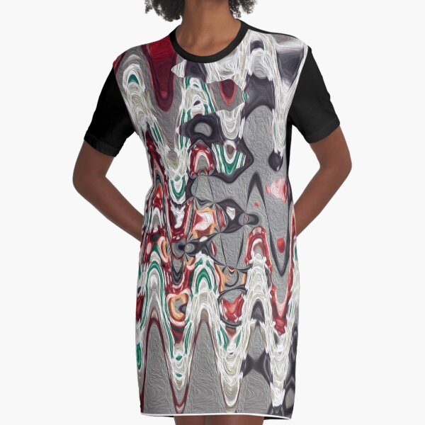 Painted the Way Graphic T-Shirt Dress