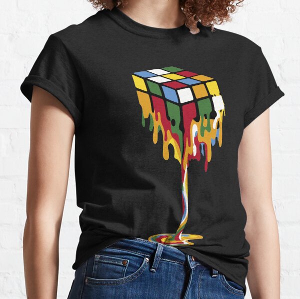 Melting Rubik's Cube Classic T-Shirt