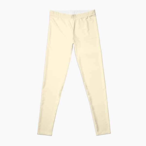 leggings cream colour