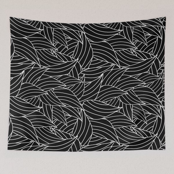 Item preview, BLACK AND WHITE LEAVES designed and sold by AbsentisDesigns.