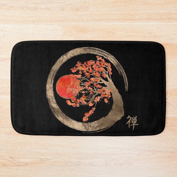 Item preview, Zen Enso Circle and Golden Sakura Tree designed and sold by k9printart.