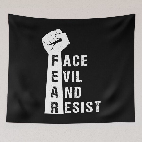 Item preview, FEAR: Face Evil and Resist - Raised Fist designed and sold by mrhighsky.