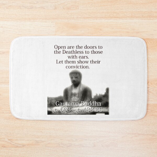 Item preview, Open Are The Doors To The Deathless - Buddha designed and sold by CrankyOldDude.
