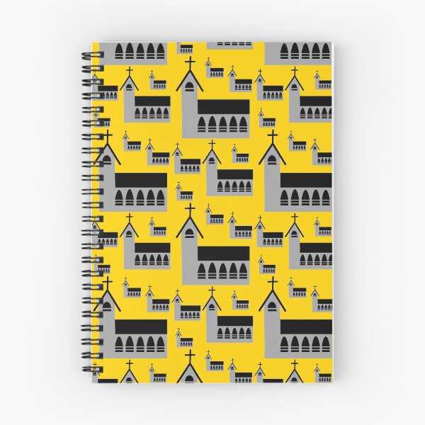 Item preview, Church buildings in a pattern designed and sold by M-Lorentsson.