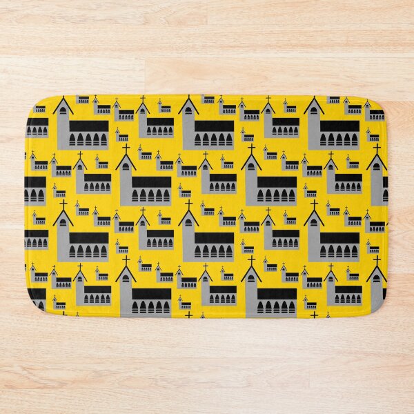 Item preview, Church buildings in a pattern designed and sold by M-Lorentsson.