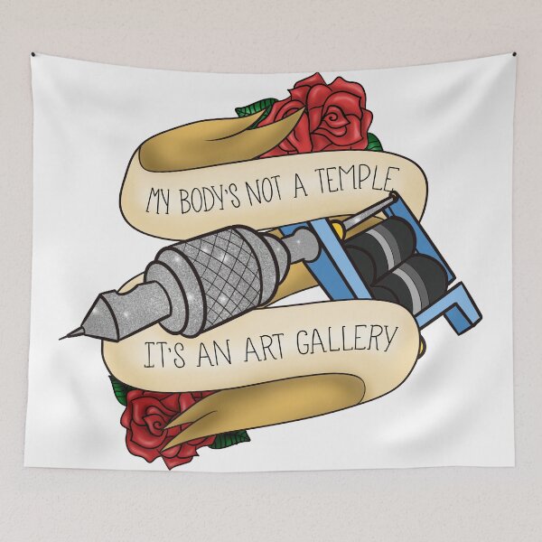 Item preview, My Body is an Art Gallery - version 2  designed and sold by EmpressEyrie.