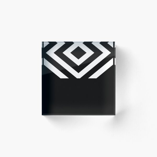 Item preview, Op Art 60s Mod Triangle Design - Black & White designed and sold by NobodysHero.