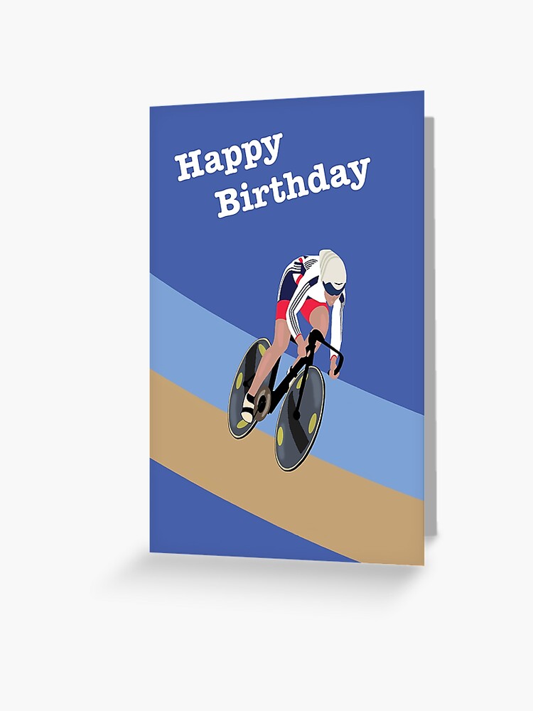 Cumplea os de ciclismo Tarjetas de felicitaci n