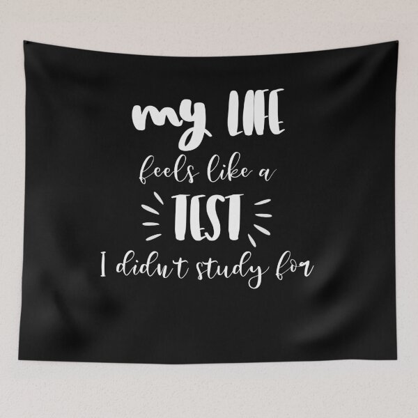 Item preview, My life feels like a test i did not study for designed and sold by palaodesigns.