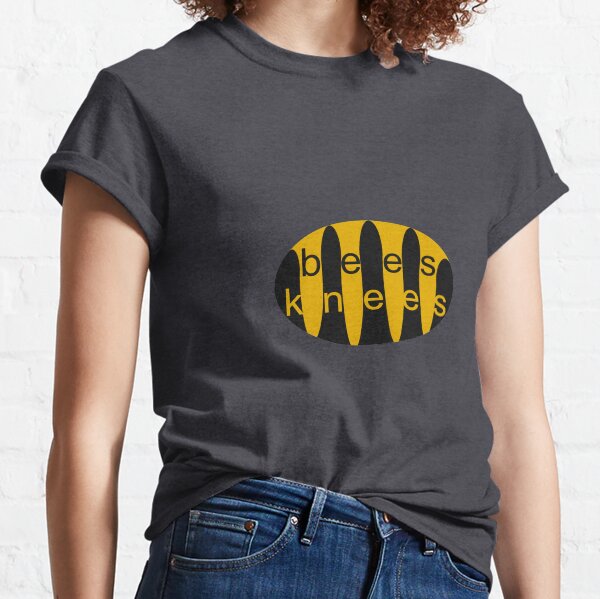 Bees Knees Black and Yellow design Classic T-Shirt