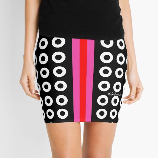 Dots and Stripes Mini Skirt