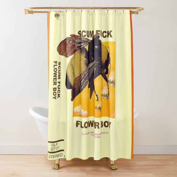 flowers, boy, again Shower Curtain