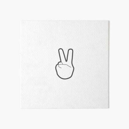 Victory Hand  Art Board Print