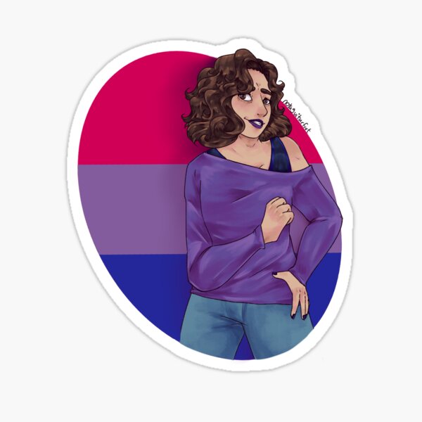 Item preview, Veronica Sawyer Bisexual Pride designed and sold by notaguitarfret.