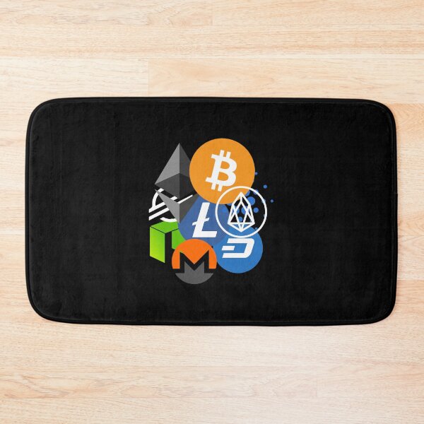 Item preview, Cryptocurrency Collage - Bitcoin, Ethereum, EOS, Litecoin, Cardano, Neo, Monero, Stellar, Dash T Shirt designed and sold by JackCurtis1991.