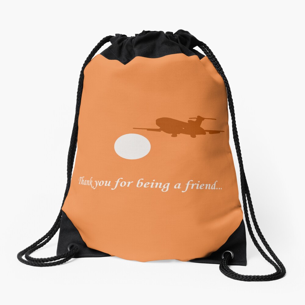 Thank You For Being a Friend! II Drawstring Bag