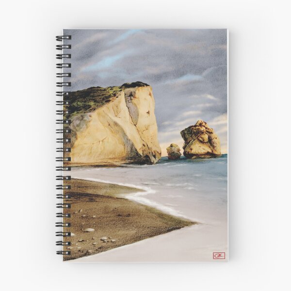 Item preview, Pedra tou Romiou - colour drawing designed and sold by talesofcyprus.
