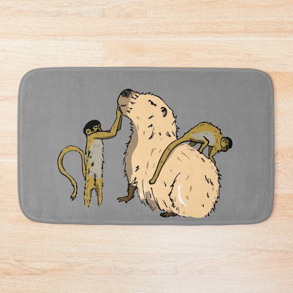 Item preview, Capybara gift squirrel monkey designed and sold by TuuliTuule.