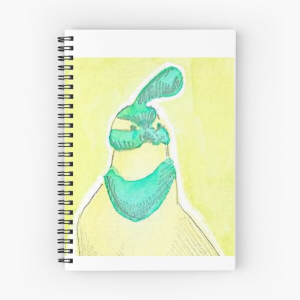 Item preview, Gambel's Quail in Blue, Yellow, Green designed and sold by WildernessStore.