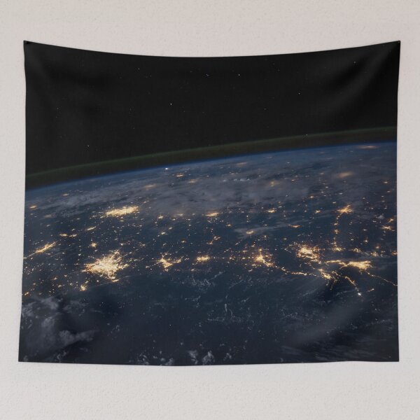 Item preview, The Earth at Night designed and sold by BagTown Clans.