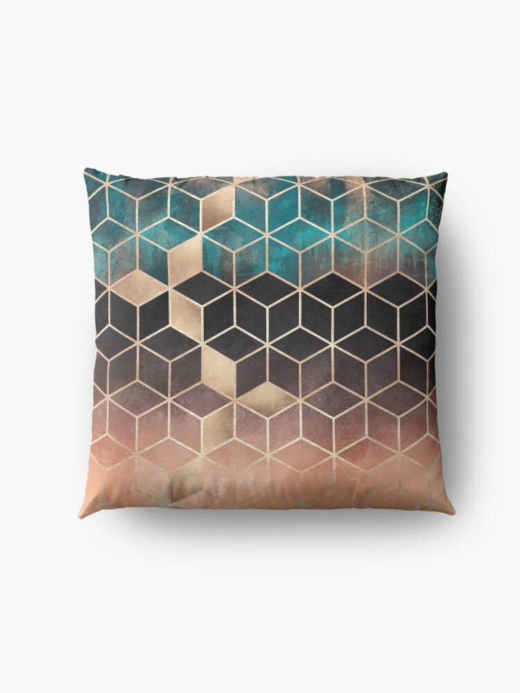 Alternate view of Ombre Dream Cubes Floor Pillow