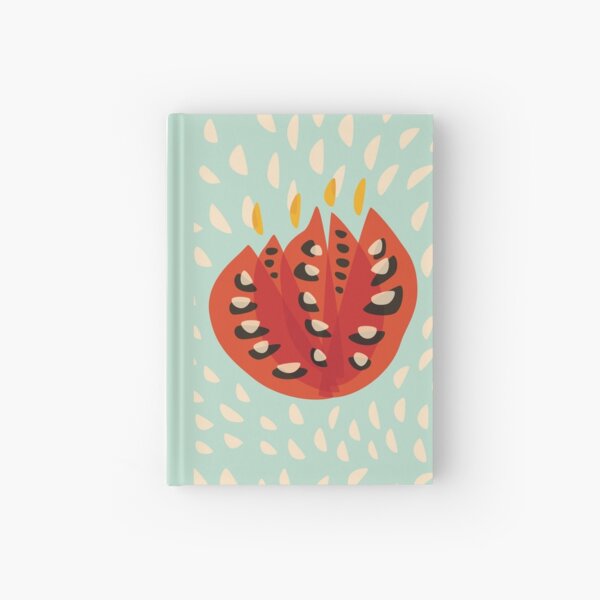 Abstract Red Tulip Flower In Spring Hardcover Journal